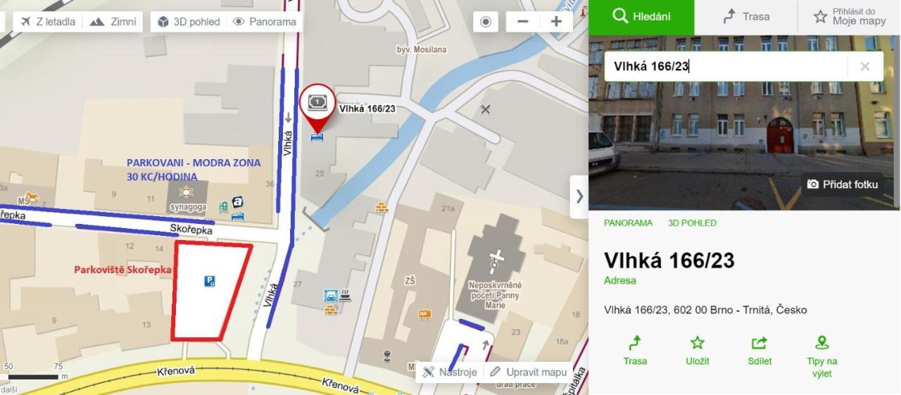 Apartment 5 Min By Walk To The Center Бърно Екстериор снимка
